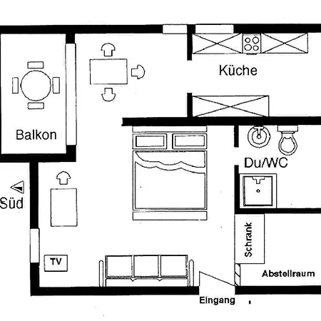 Haus Am Bluetenweg アパート